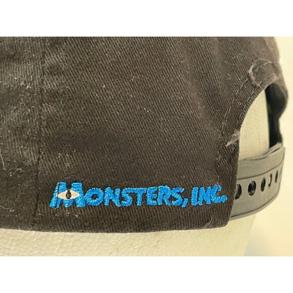 Disney Parks Monsters Inc hat cap youth 6 1/2" one size snap back black - Picture 4 of 10